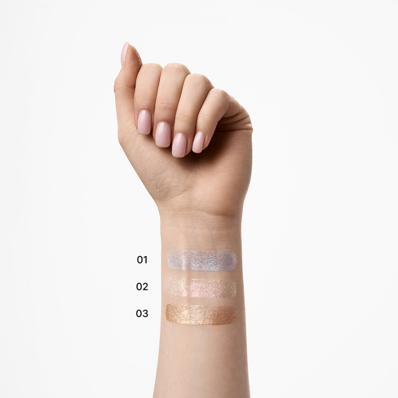 Жидкие гелевые тени 01 Aurora Liquid Jelly Eyeshadow Kristall Minerals