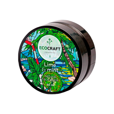 Ледяная моделирующая маска для лица и зоны декольте "Лайм и Мята" Ecocraft
