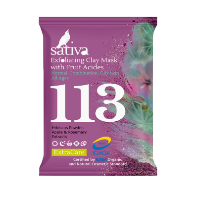 Маска-гоммаж с фруктовыми кислотами №113 Sativa